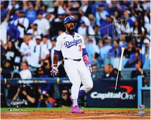 Teoscar Hernandez Los Angeles Dodgers Autographed 2025 MLB World Series Champions 16" x 20" Photograph with "25 WS Champ" Inscription - Fanatics Authentic Certified