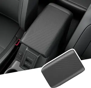 xipoqix Center Console Armrest Cover Compatible with 2021-2025 Ford Bronco 2/4 Door Armrest Lid Protector Cover TPE Prevent Pets Scratches Pad Replacement for 2021-2025 Ford Bronco Accessories