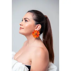 Orange Earrings