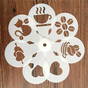 Ultimate 19pc Coffee & Cake Decorating Stencils - Versatile, Easy to Use, Perfect for Every Occasion
