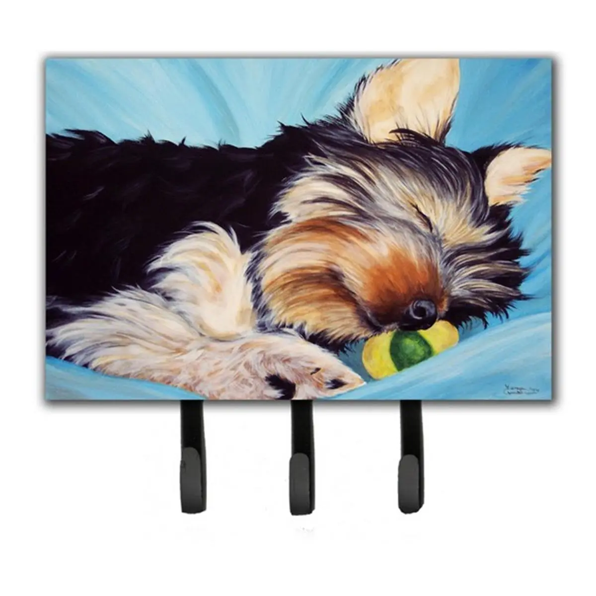 Naptime Yorkie Yorkshire Terrier Leash or Key Holder