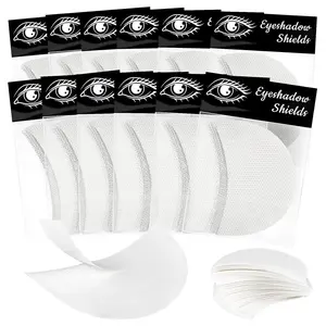 Disposable Eyeshadow Shields - MAQIHAN 100 PCS Eye Eyeshadow Tape for Lip Eye Makeup Pads Stickers Professional Makeup Shield Under Eye Make Up Patch Eye Lip Shield Stencil (2.75X1.97 inch) Cosmetic