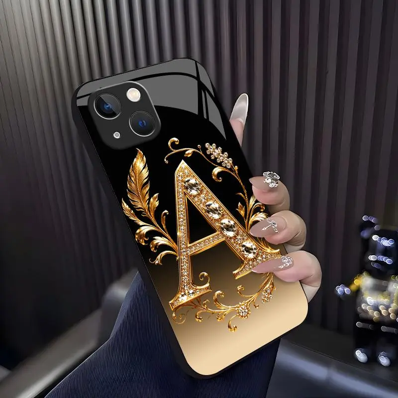 Suitable for [iPhone 14 Plus ] high-end  phone case,Made with the latest glass material, featuring a high-end printed design, not a real 3D diamond!YM99