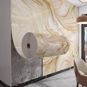 1 roll 15.75 * 118.11/23.62 * 118.11 IN marble self-adhesive wallpaper - Tear off adhesive countertop - Waterproof self-adhesive marble surface effect - Bathroom/kitchen/office floor - Easy to clean, suitable for marble kitchen/bathroom/office decoration