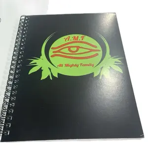 A.M.F All Mighty Family Spiral Notebook with Eye-Catching Design and Sturdy Metal Spiral Binding for Students and Professionals