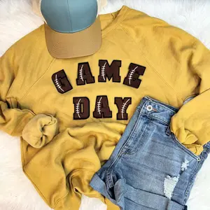 Football Chenille Embroidered Patch GAME DAY