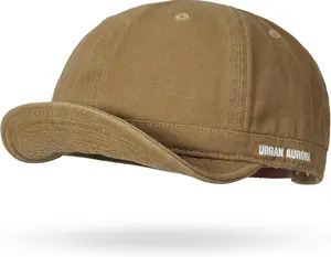 Cotton Trucker Hat Short Brim Mens Hat Low Profile ad Hats Soft Short Brim Baseball Cap Flat Snapback Hats for aily