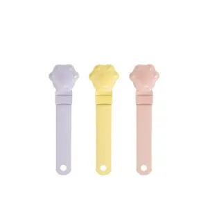 Cat Treat Spoon, Multifunctional Cat Food Spoon, Lickable Squeeze Dispenser, for Small Pet Wet Food Feeders, Kitten Liquid Churu Treats, Zero Waste Scraper, Ergonomic Handle, Pet Supplies, Summer Feeding Essential