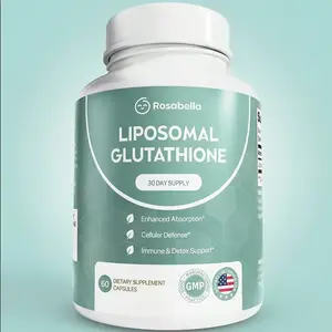 Liposomal Glutathione Capsules – Skin Glow, Immune & Detox Support (60 Count) - Rosabella