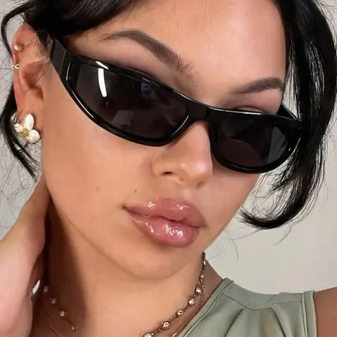 Future Tech Small Frame Y2K Sunglasses, Uv400 Protection, Punk Style, PC Material, Ideal for Daily Wear, Vacation, Outdoor Activities, Summer Sunglasses, Uv Blocking Sunglasses, Punk Design Shades