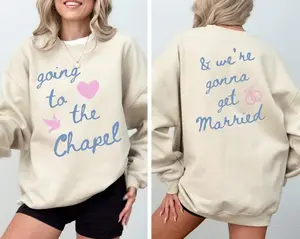 [Sale Up To 50%] Going to the Chapel Bridal Sweatshirt, Wedding Day of Bride Outfit, Gift for Newly Engaged, Future Mrs Crewneck, Bride streetwear graphic tee