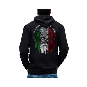 Mexicanos Al Grito De Guerra Mexican Flag Hoodie Sweatshirt Cotton Fabric