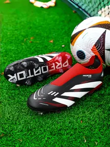 Professional Football Shoes for Teens & Adults, Anti-Slip Wear-Resistant Tpu Nails, Friction Control Design, Flyknit Tpu Upper, Rear Lock System, Soccer Cleats