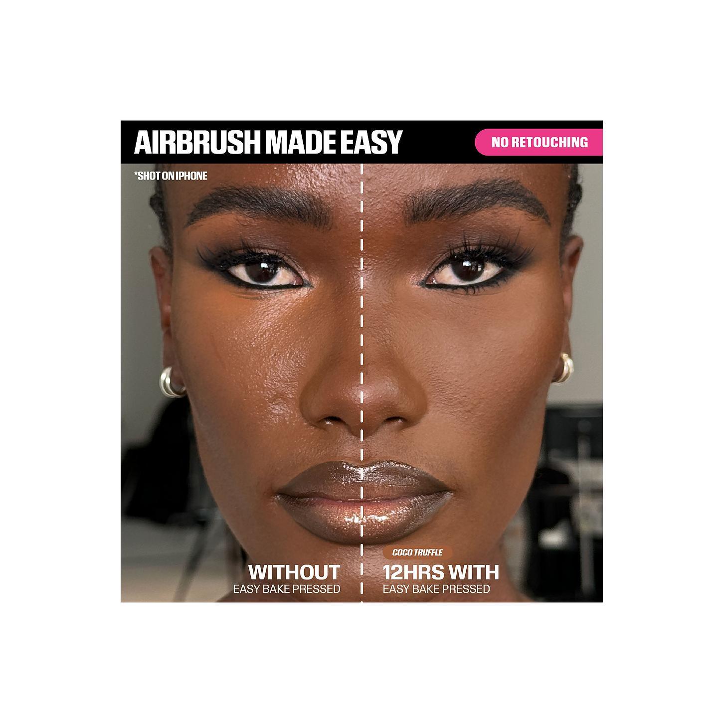 Huda Beauty Easy Bake Pressed Powder in Cinnamon Bun Huda Beauty Easy Bake Pressed Powder in Cinnamon Bun