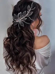 Rhinestone Decorated Hair Comb, Elegant Hair Accessories for Wedding Bridal, Fashion Hair Accessories for Party, Dance, Photography