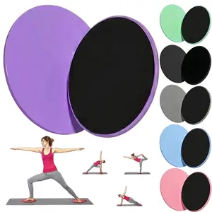 Harkapy 2 Pack Core Sliders for Working Out, Dual Sided Exercise Gliding Discs for Hardwood Floors and Carpet, Portable Ab Workout Fitness Sliders for Pilates, Home Gym Training Equipment for Women and Men