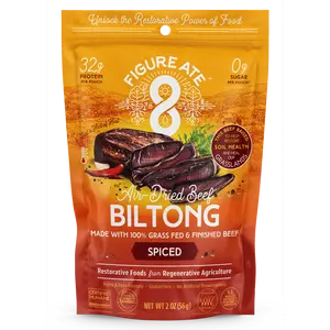 Spiced Grass Fed & Finished Beef Biltong