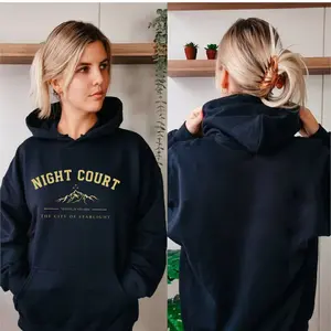 Sjm Night Court Sweatshirt, Night Court Rhysand, Acotar Nightcourt Sarah J Maas, Acosf, Feyre Night Court, Crewneck Sweater, Long Sleeve Pocket Pullover