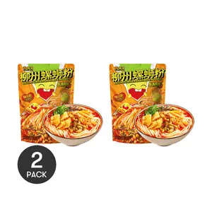 Choubao Original Liuzhou Snail Noodle Soup 2 Pack with Pickled Bamboo Shoots 12.35 oz Each