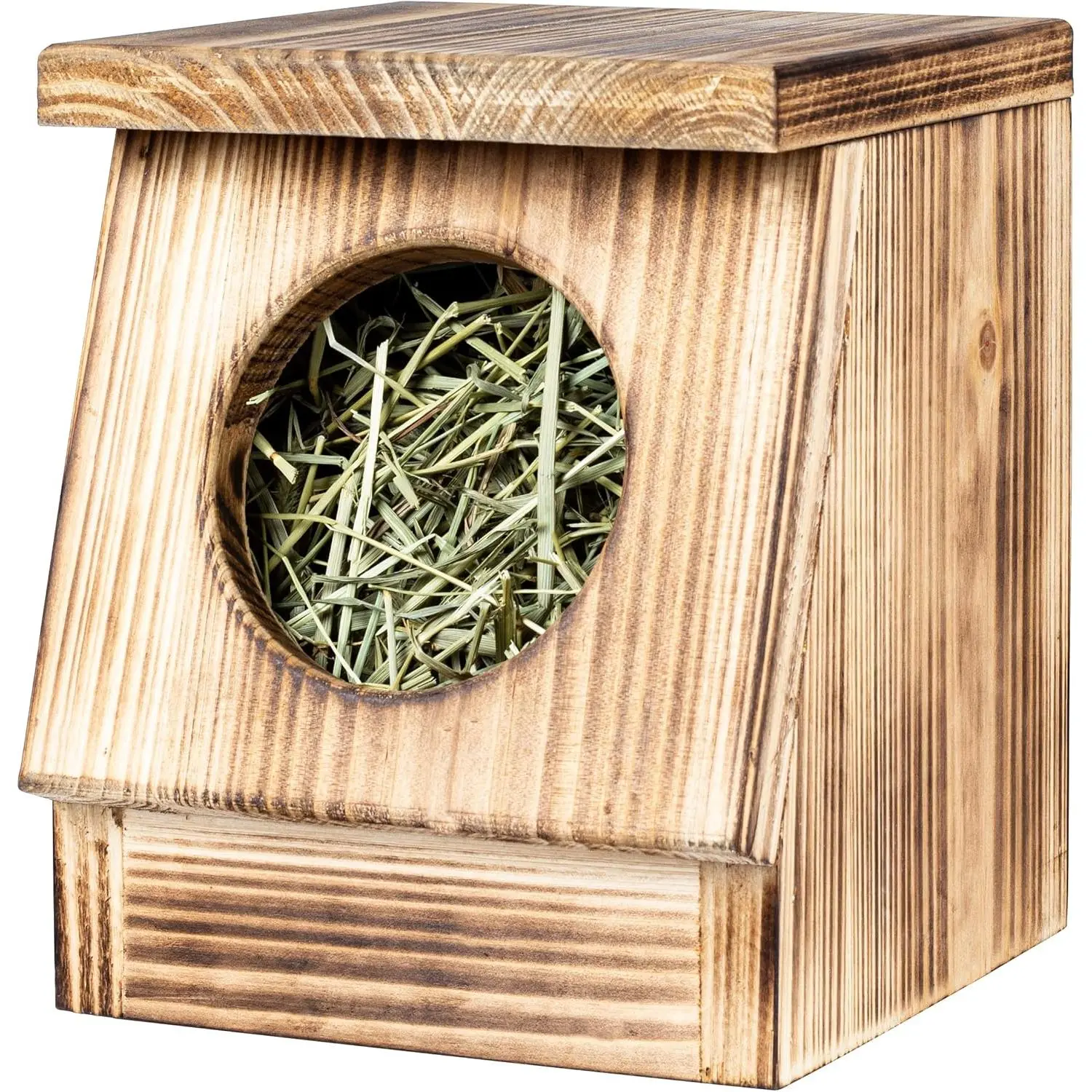 Rabbit Hay Feeder Guinea Pig Bunny Stuff Chinchilla Food Dispenser Holder Cages Hay Rack Small Animal Automatic