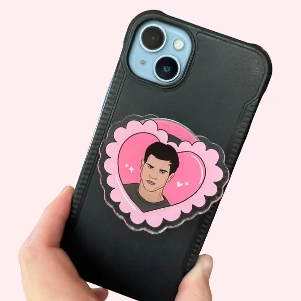 Team Jacob MagSafe Phone Grip: Acrylic Inspired Design, Magnetic Phone Holder, Phone Stand, Twilight Inspired, Forks WA