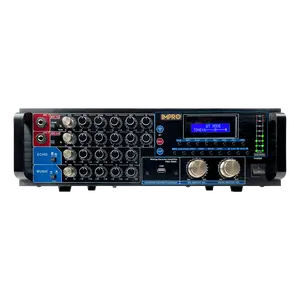 ImPro PMA-6800 800W Karaoke Mixing Amplifier – HDMI/Optical/Bluetooth, 4 Mic Inputs, Digital Echo + 3-Band EQ