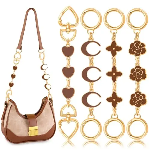 A06 4Pcs Brown Bag Extender Chain
