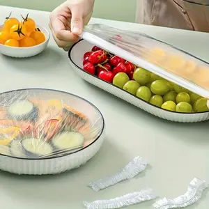 100pcs Disposable fresh-keeping bag cover, household fresh-keeping bowl cover, food grade fresh-keeping film cover