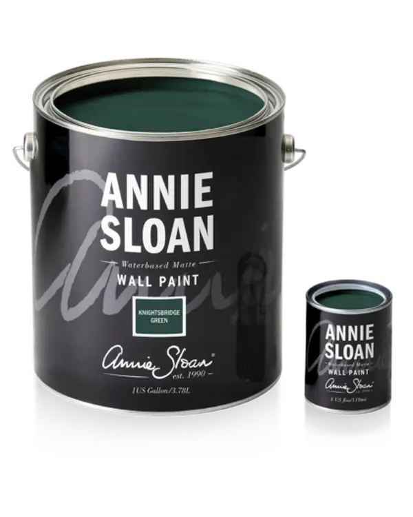 Knightsbridge Green Annie Sloan Wall Paint Sample Pot Knightsbridge Green Annie Sloan Wall Paint Sample Pot