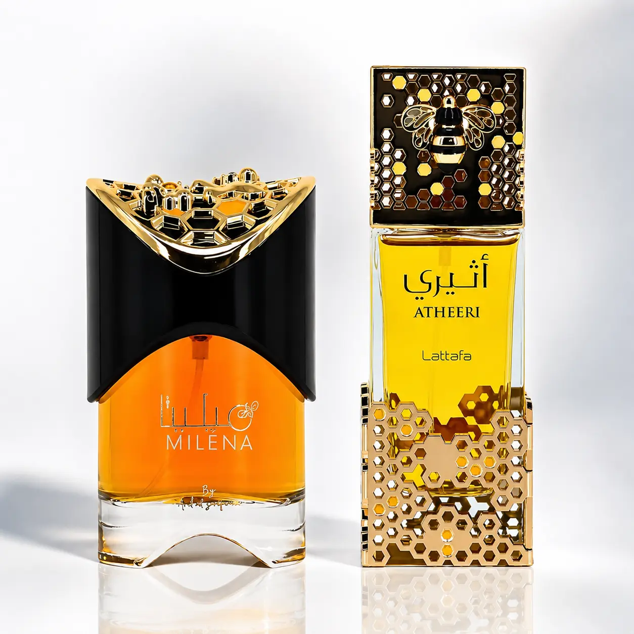 Milena & Atheeri 2‑Piece Perfume Set – 100ml Each – Elegant Floral & Sweet Vanilla Duo for Her