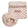 Kitsch Satin Lined Flexi Shower Cap + XL Hair Towel Bundle