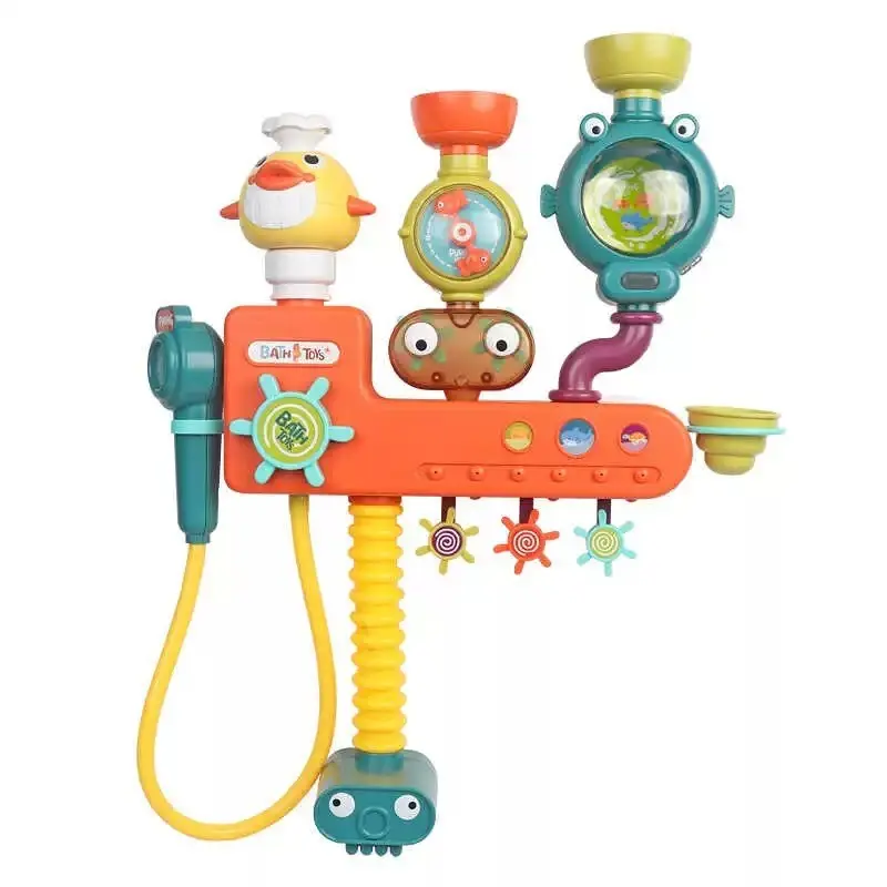 Children Bath Toy Set, Interactive Fun Bathtub Toys for Kids Ages 1+, Bath Bubble Maker, Perfect Gift for Boys & Girls, Ideal for Babies over 4 Months