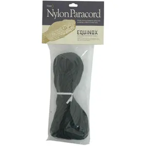 212 MAIN Equinox 1/8" Black Multi-Purpose Durable Nylon Synthetic Rope - 100 ft, for Sports & Outdoor, Fishing Activities, Durable Nylon Rope