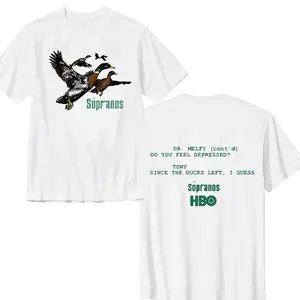 Vintage Ducks The Sopranos Shirt Tony Since The Duck Left I Guess T-Shirt Unisex Menswear Top