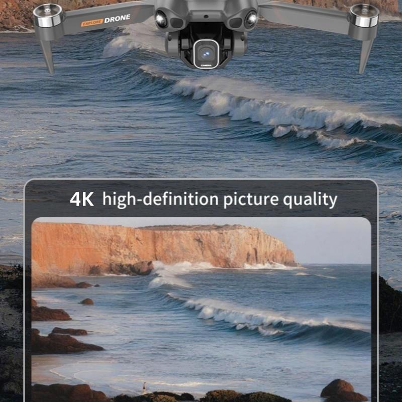RC Drohe with 4K Dual Camera ObstacleAvoidance Foldable FPV Drone Long FlightTime for Beginners