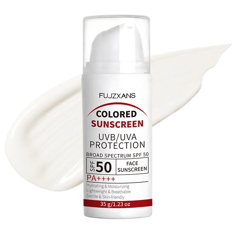 Titanium Dioxide Sunscreen SPF50 UVA/UVB Protection Oil-Free Waterproof Sweat-Resistant Makeup Primer Lasting Moisturizing 35g