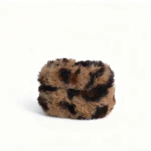 Autumn Winter Leopard Print Earphone Case, Fits Apple AirPods Pro 3 Bluetooth-compatible, AirPods 4, Anti-Collision, Protection, Lost Prevention Gift