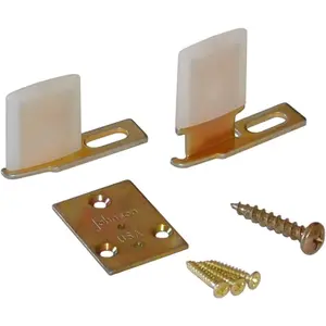 2041PLBG Hidden Pocket Door Guide, Durable Sliding Pocket Door Accessory for Home Hardware Improvement, Easy to Install