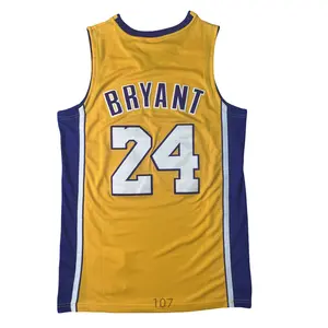 Kobe Bryant Classic-Design stitched Basketball Jerseys Retro Men's Sleeveless Gold shirt 2006-07