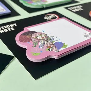 Demon Slayer special-shaped tearable sticky note paper sticker butterfly ninja monzekoro stationery