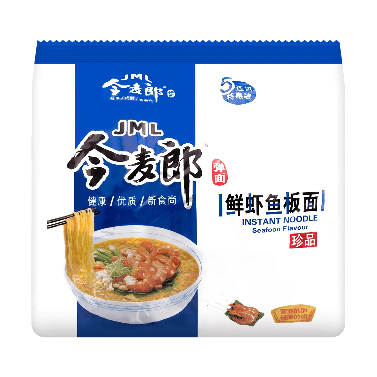 JINMAILANG Instant Noodle Seafood Flavor 520g