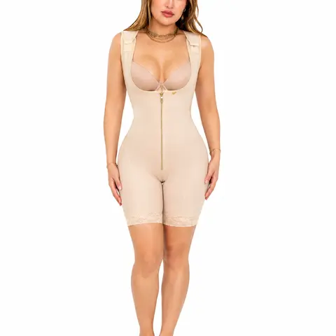 La Queen Women's Shapewear - Comfortable & Functional Tela - Adjustable Straps - Glute Realce - Zipper Opening - 100% Colombian - Womenswear