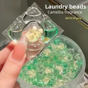 All in one laundry pods Floral Fresh scent ! 5-in-1 Liquid Laundry Detergent balls 👕 60/130 Count | All-in-1 Formula: Fights Stains, Brightens Colors & Leaves Clothes Smelling Fresh! Cold Water Safe. ✨ Laundry Capsules HE Laundry Pods bulk Eco pods Value