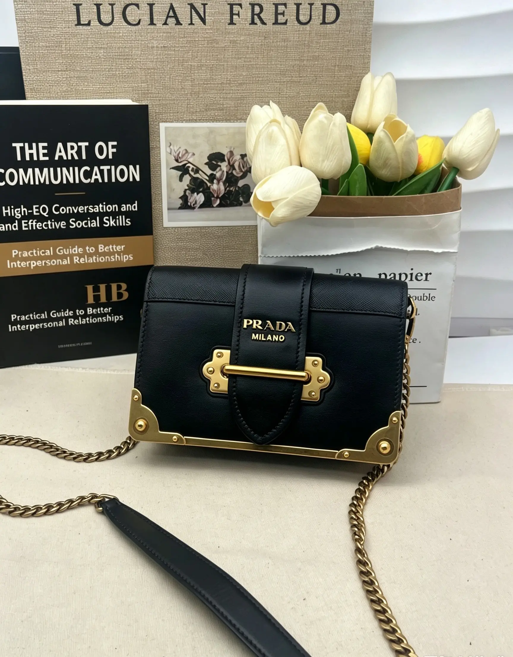 Pre-owned PRADA Cahier shoulder bag AS260801002