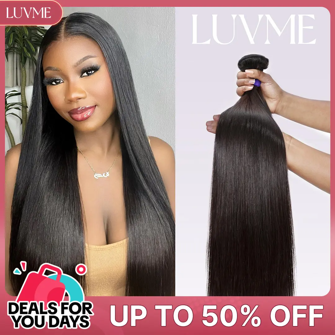 LUVME Bundles High-End Salon Upgraded 13A 100% Virgin Remi Human Hair-Body Wave-Deep Wave-Silky Straight-Messy Curl-Burmese Curl #DealsForYouDays LUVME Bundles High-End Salon Upgraded 13A 100% Virgin Remi Human Hair-Body Wave-Deep Wave-Silky Straight-Messy Curl-Burmese Curl #DealsForYouDays