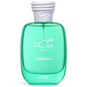 Rasasi Hawas Tropical Eau De Parfum Spray for Men, 3.4 Ounce