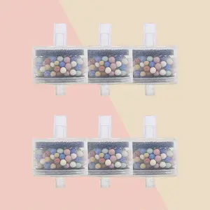 6pcs Filter Set for Ceremic Cat Water Fountain, Multi-layer Filtration System for Happy & Polly Ghost Halloween Pet Water Fountain