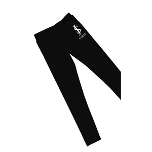 SAJAY Logo Legging (Logo Top High thigh Left) yogatights fitness leggings stretchy leggings high waist