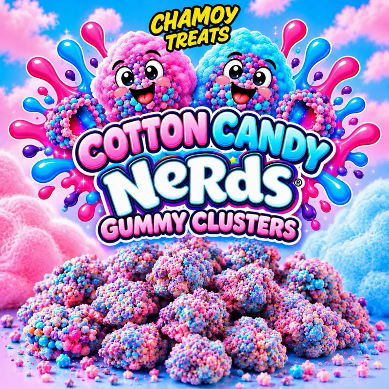 Nerds Gummy Clusters Very Berry COTTON CANDY by Chamoy Treats Nerds Gummy Clusters Very Berry COTTON CANDY by Chamoy Treats
