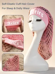 Zodiac Mesh Hair Net Hat, Suitable for Long Straight and Curly Wigs, Crochet Sleep Cap, Comfortable Night Head Cover, Ideal for Sleeping